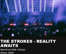 The Strokes Ticket