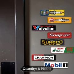 Collection classic car themed tin signs free postage
