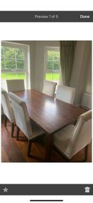 Dining Table & 6 chairs