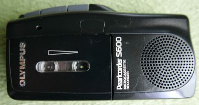 Olympus Pearlcorder S600 Voice Recorder / Recorder / Nice Condition - works fine ,with cassette