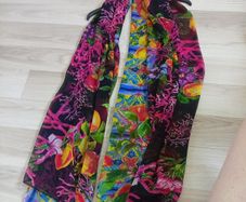 Scarf Multicolor Italian Brand Giacomo Cinque from Positano