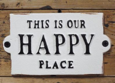 Happy place white D4875