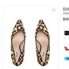 Dune Warm, Golden-Brown Court Heels-Size 5