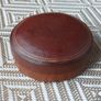 Vintage Italian Leather Jewellery Trinket Box With Lid Image 2