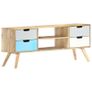 TV Cabinet 110x35x48 cm Solid Mango Wood Image 8