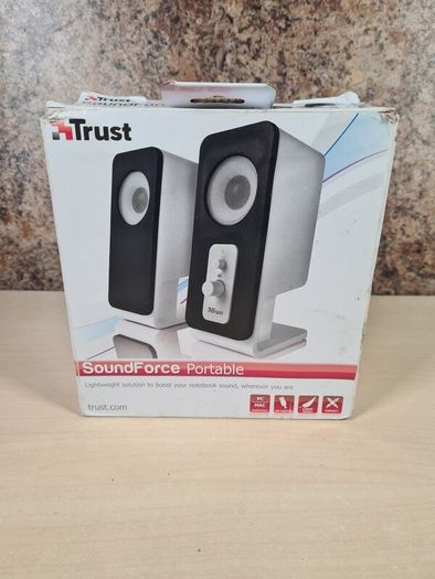 TRUST soundforce portable speakers USB powered notebook laptop