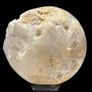 Quartz geode sphere on custom stand - Natural Mineral Image 3
