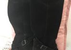Fornarina black suede tall boots