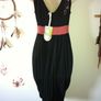 Gorgeous Soft Skunkfunk Black Oketa Dress by Bamboo Size 8-10 Image 3