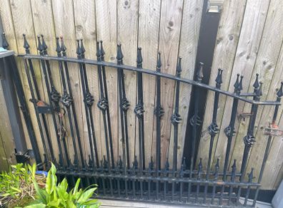 Steel gates