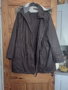 ladies plus size waterproof coat