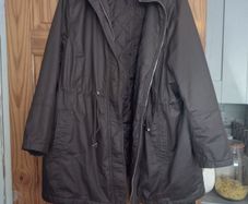 ladies plus size waterproof coat