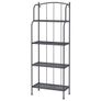 Ikea Lacko outdoor garden metal shelving unit 162cm H x 62cm W Image 3