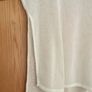 RI White Split Hem Sheer Jumper New Image 4