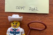 Lego minifigure Cowgirl - Series 8 (2012)