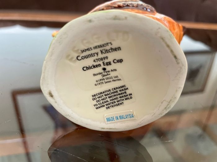 Vintage James Herriot Country Kitchen Egg Cup 1998