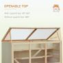 Wooden Large Hamster Cage, Syrian hamster Mouse Rats Mice Rodent Small Animals Hutch Exercise Play House Pen 115L x 57W x 55H(cm) Image 6