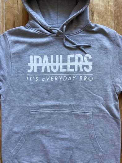 Unisex Grey Jake Paul Hoody Size Small