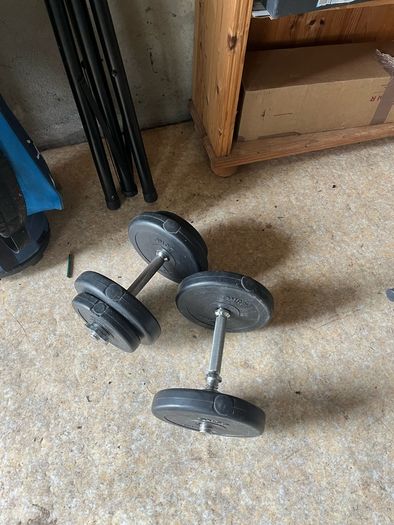 Bench press+ adjustable dumbbells