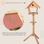 Wooden Bird Feeder Stand for Garden Pre-cut Weather Resistant 49 x 45 x 139cm (FREE SHIPPING) Image 6