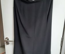 Black wrapover skirt