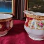 Antique 21 Piece Royal Albert Lady Hamilton Bone China Tea Set For 6 Person Setting Made In England Image 7