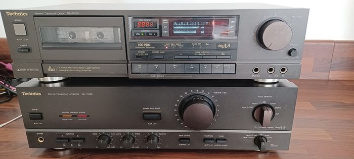 HIFI Technics SU-V460 Amplifier & RS-B605 Cassette Deck