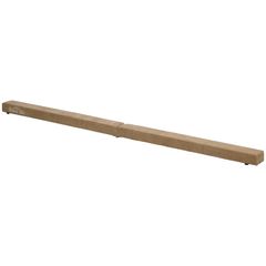 Foldable Balance Beam, Non-slip, Suede Cover, Sturdy Wood, 210 x 10 x 6.5 cm, Brown