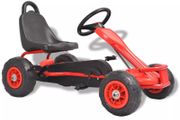 Pedal Go-Kart with Pneumatic Tyres Red
