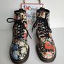 Dr Martens 1460 8 eye Sienna Miller floral flowers england vintage UK6 EU39 US 8 Image 2