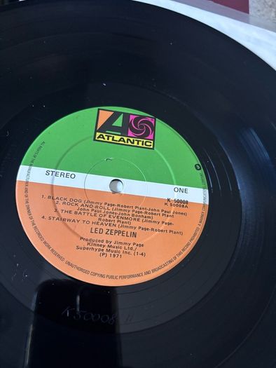 Led Zeppelin vinyl lp. Irish pressing