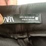 Zara wide cropped trousers culottes size S black Image 2