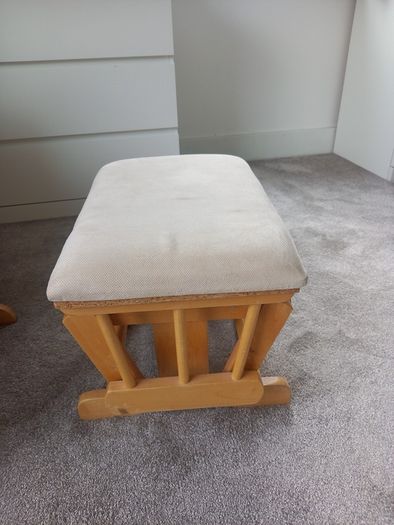 Nursery Chair and Footstool
