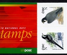 2003 Ireland Peregrine Falcon N Definitive Stamp Booklet Mint Never Hinged (MNH). Hibernian HB111