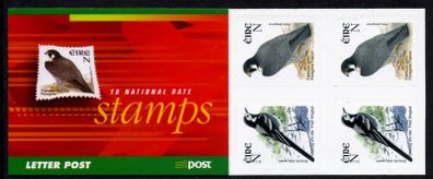 2003 Ireland Peregrine Falcon N Definitive Stamp Booklet Mint Never Hinged (MNH). Hibernian HB111