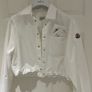 Moncler cropped top in white Image 2