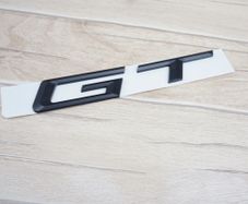 Matte Black " G T " Number Trunk Letters Badge Emblem Letter Sticker