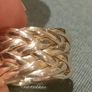 Unisex 925 Sterling silver knot ring Image 9
