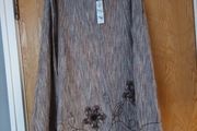 Per Una  Crinkle Linen/ Cotton  Mix Skirt. S.16. B.N.W.T