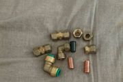 random brass pipe connector set. Diesel tank plumber heating House clearance sale unwanted stuff gift car boot sale. Spring sale now on. 12V 20V 40V Cordless Power Tools