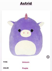 Squishmallow- Astrid the Unicorn