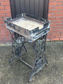 cast iron antique table