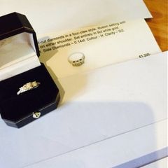 Diamond Trilogy Ring Engagement