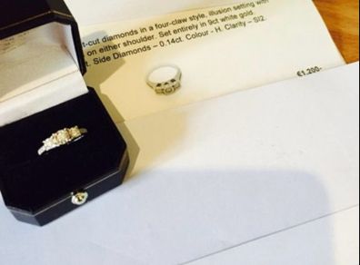 Diamond Trilogy Ring Engagement