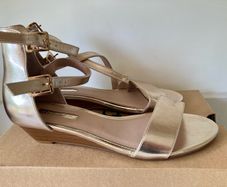 Never Worn - Miss KG Gold Wedges