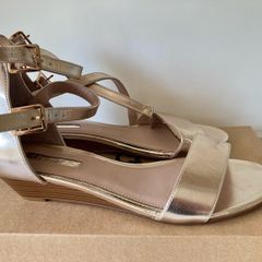 Never Worn - Miss KG Gold Wedges