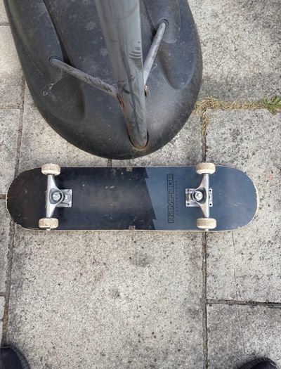 Black rampage skateboard