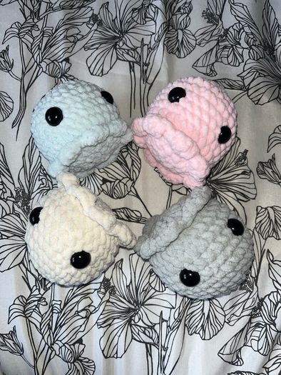 hand made crochet plush plushies