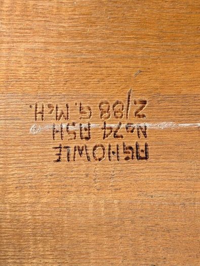 solid ash dining table