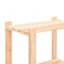 5-Tier Storage Racks 2 pcs 80x38x170 cm Solid Pinewood 250 kg Image 6